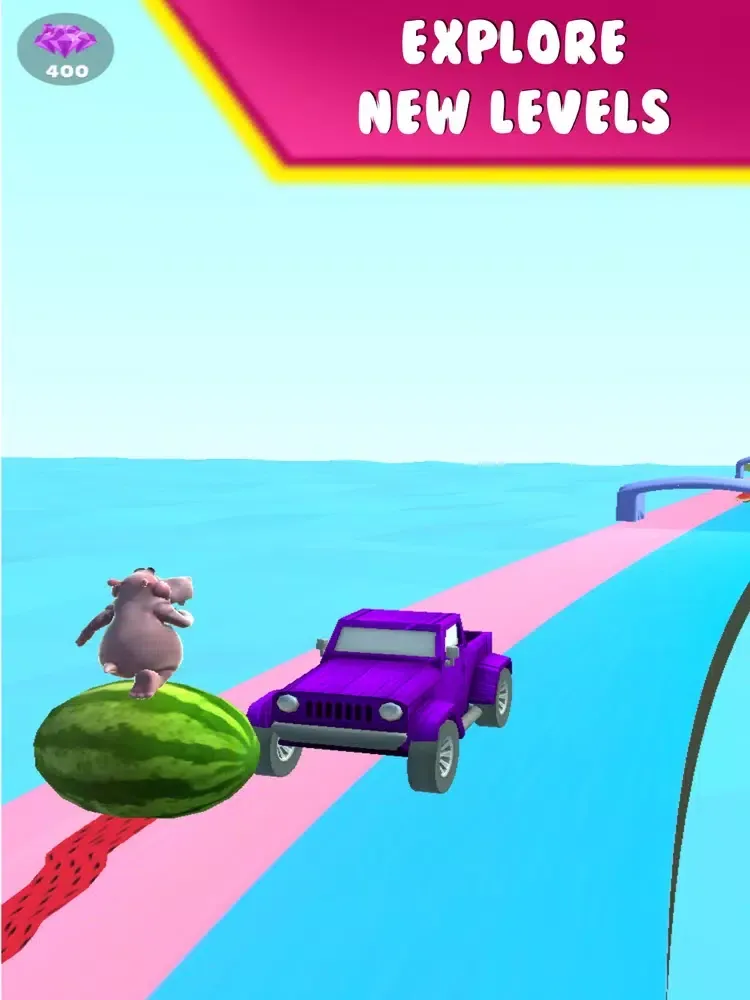 Hippo Run 3D iPad  स्क्रीनशॉट