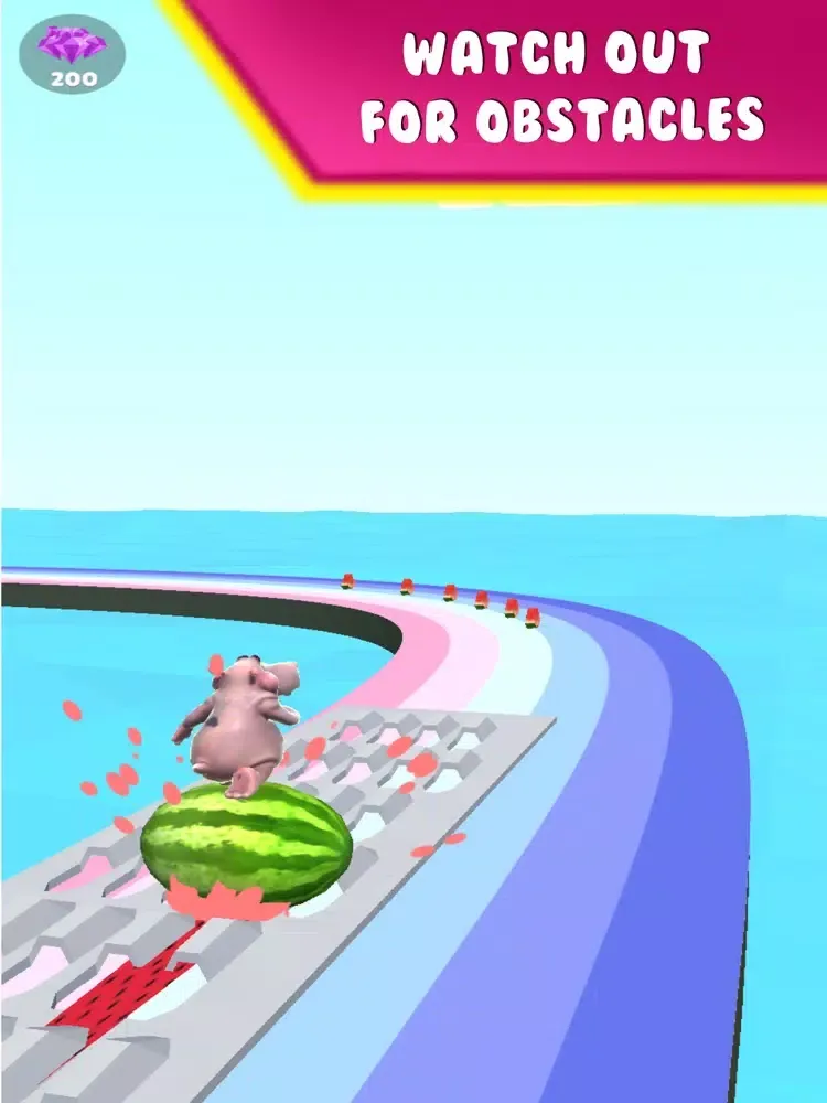 Hippo Run 3D iPad  स्क्रीनशॉट