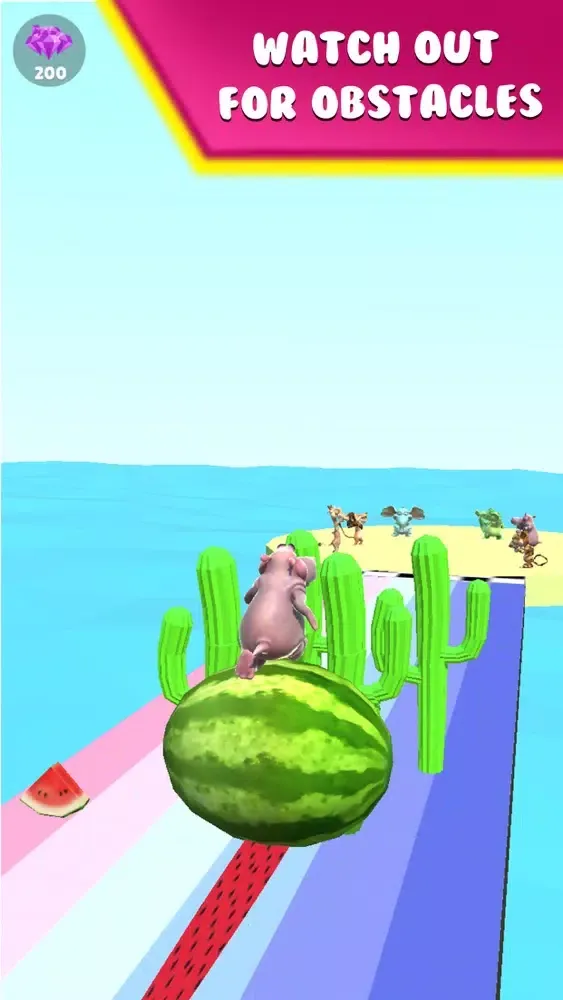 Hippo Run 3D स्क्रीनशॉट