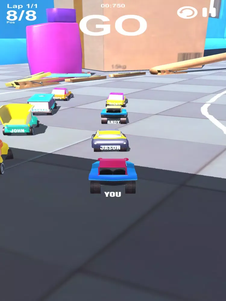 Capturas de pantalla de Mini Battle Car iPad 