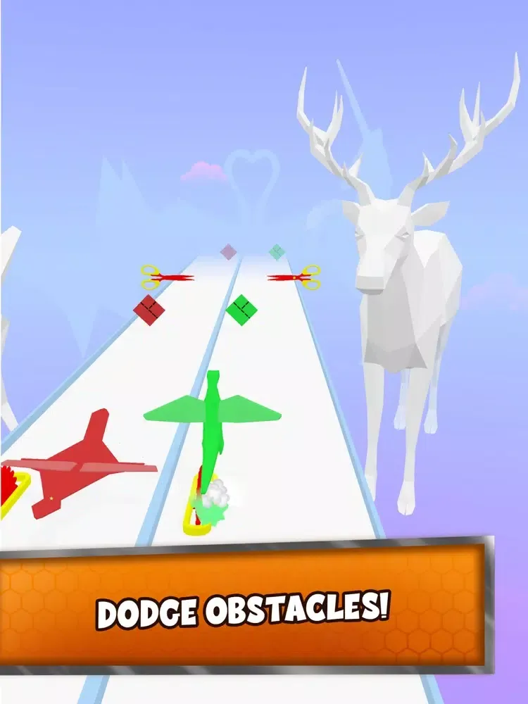 Origami Run 3D iPad 应用截图