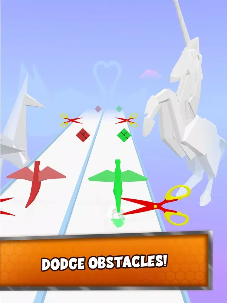 Origami Run 3D iPad 应用截图