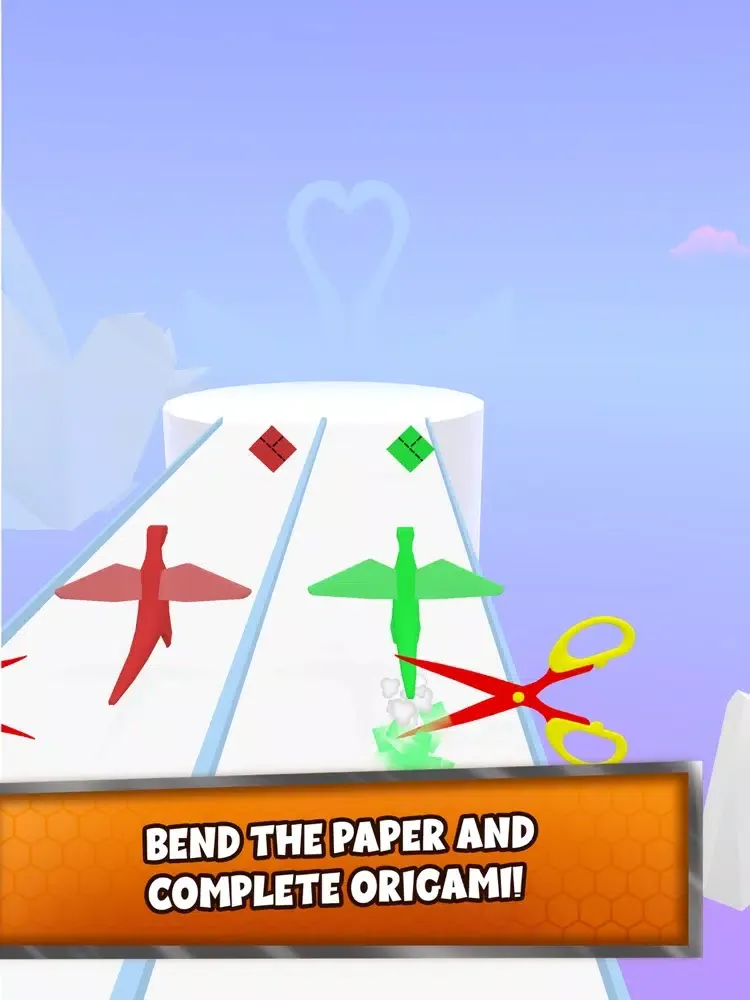 Origami Run 3D iPad 应用截图