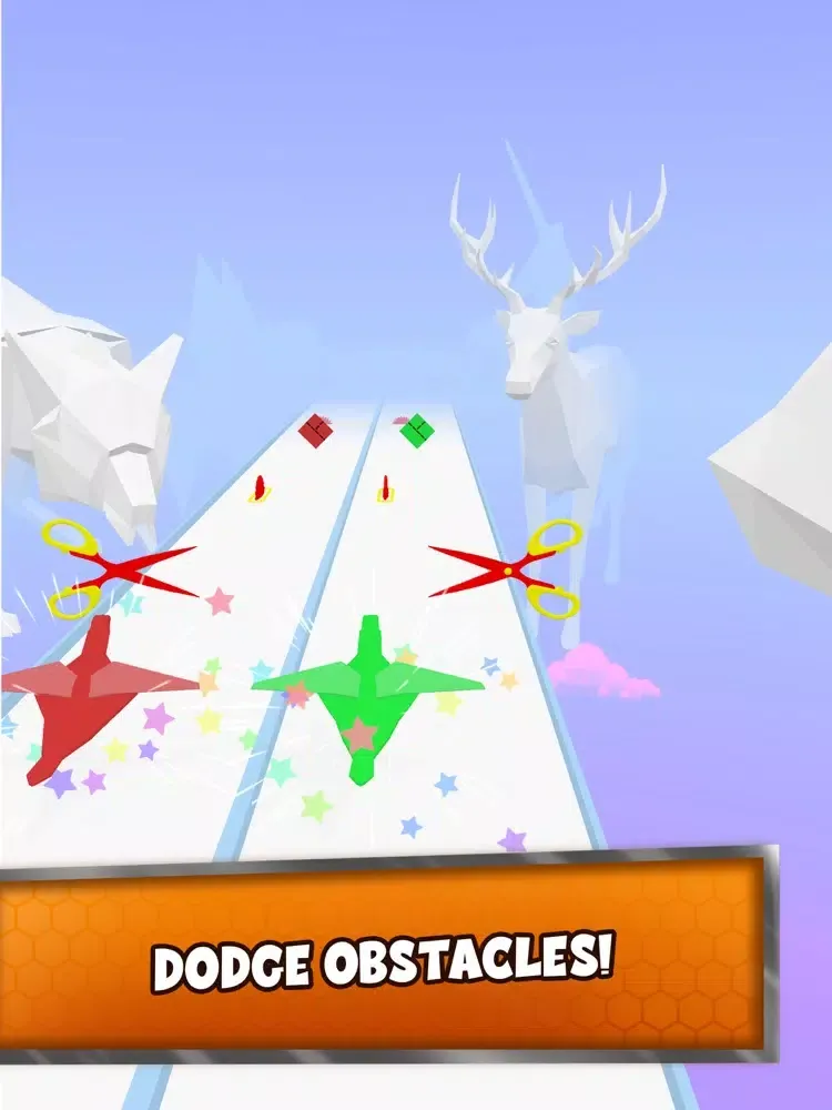 Origami Run 3D iPad 应用截图