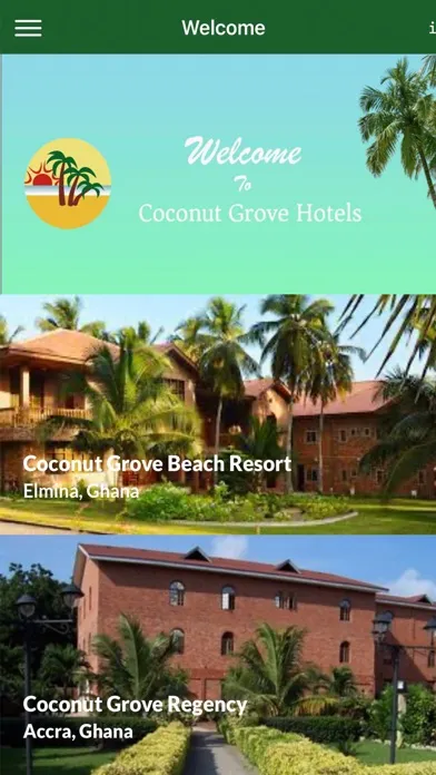 Coconut Grove Hotels স্ক্রিনশট
