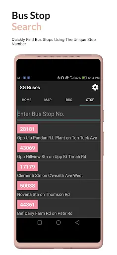 SG Buses: Timing & Routes Screenshots