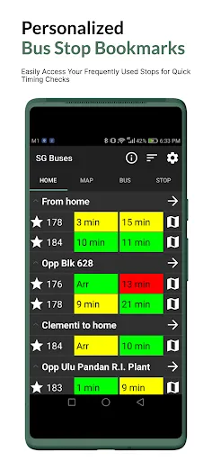 SG Buses: Timing & Routes Screenshots