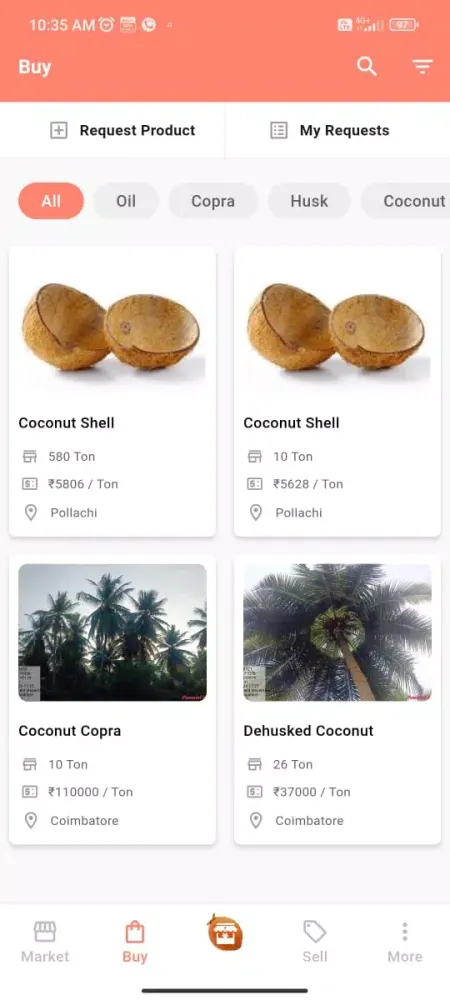 Coconut Market - Buy & Sell Ekran Görüntüleri