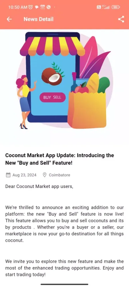 Coconut Market - Buy & Sell Ekran Görüntüleri