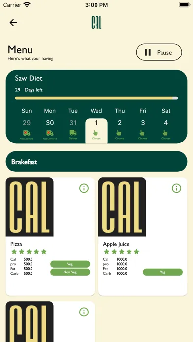 ภาพหน้าจอของ CAL - كال