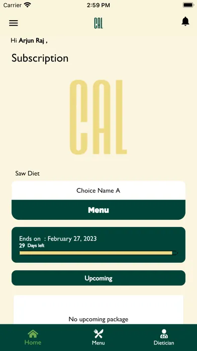 ภาพหน้าจอของ CAL - كال
