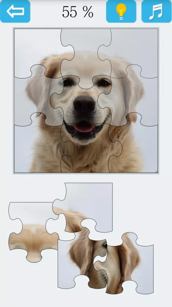 Screenshot di Jigsaw Puzzle: Dog