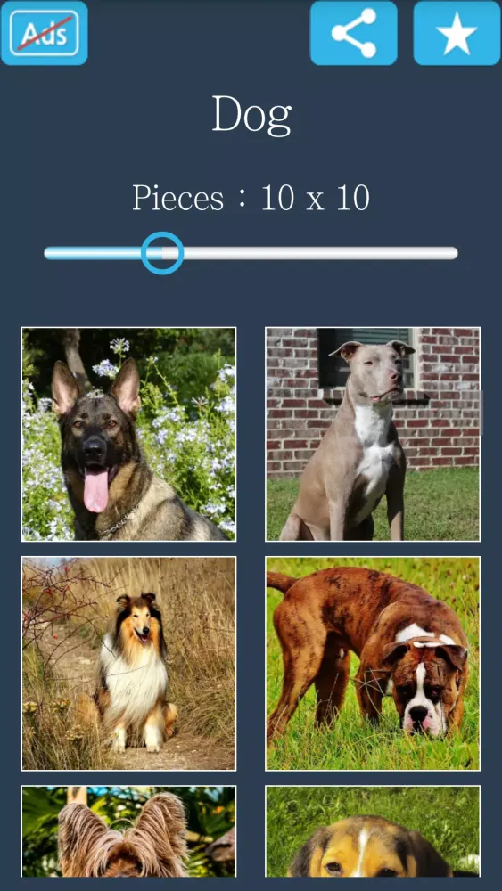 Screenshot di Jigsaw Puzzle: Dog