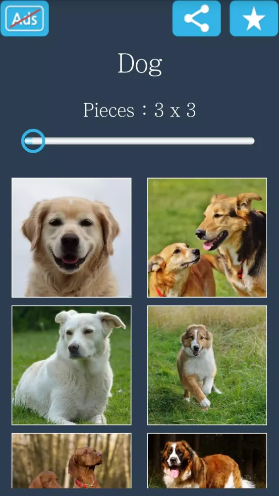 Screenshot di Jigsaw Puzzle: Dog