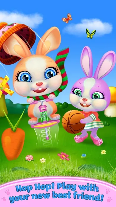 Tangkapan skrin Baby Bunny - My Talking Pet