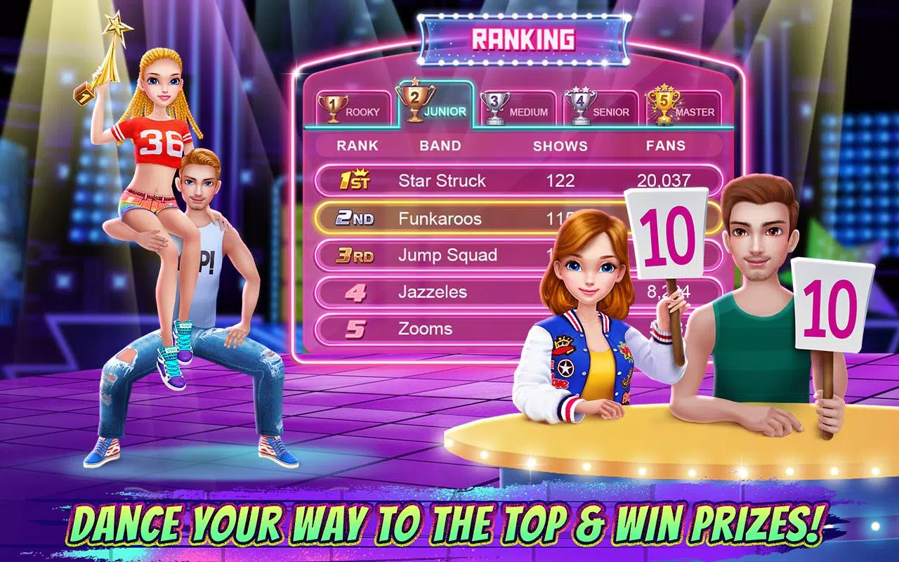 Hip Hop Dance School Game Screenshots