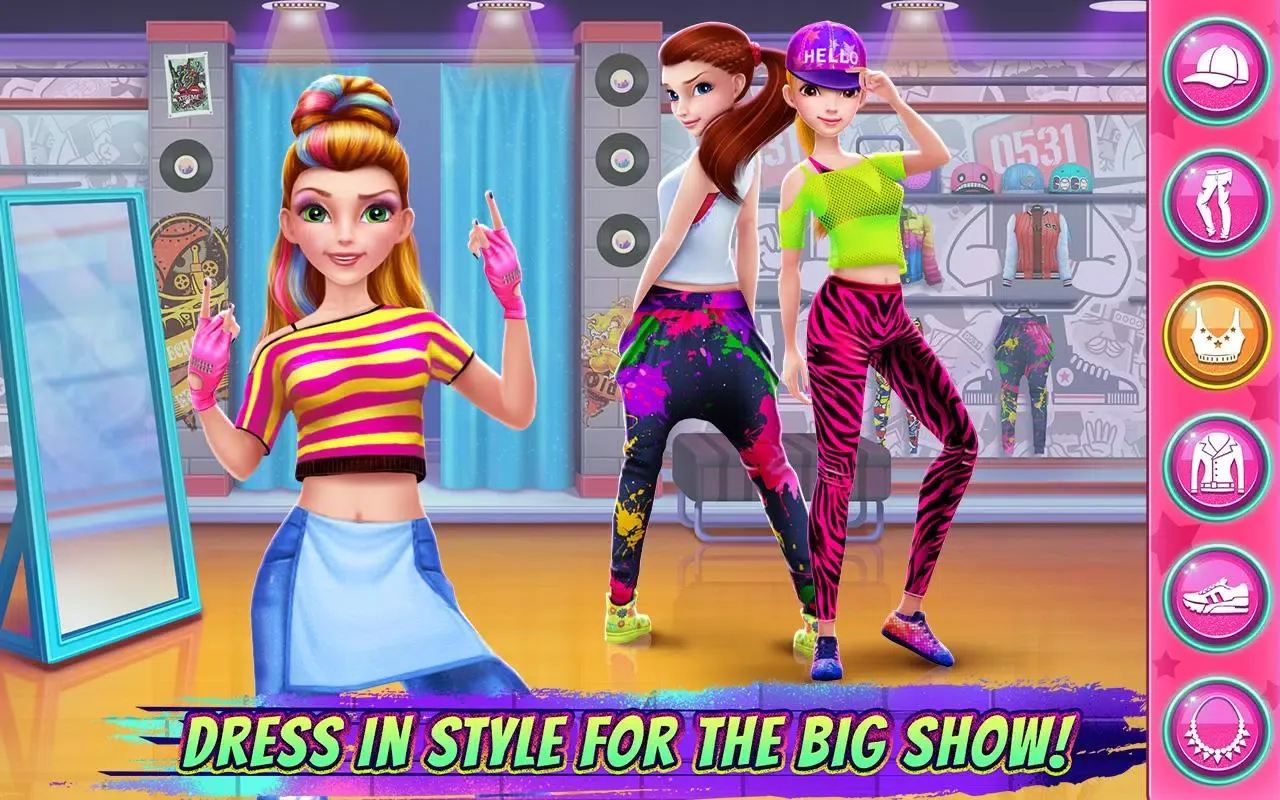 Hip Hop Dance School Game Screenshots