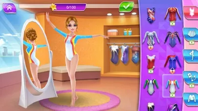 Screenshot di Gymnastics Superstar Gold Girl