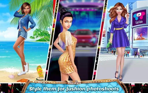 Tangkapan skrin Stylist Girl: Make Me Fabulous