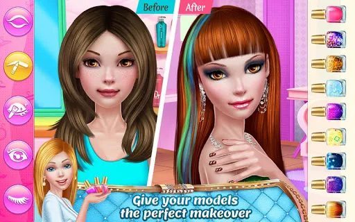 Tangkapan skrin Stylist Girl: Make Me Fabulous