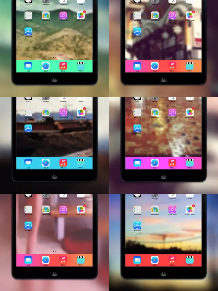 Capturas de tela do Dockify - Colorful Docks and Status Bars iPad 