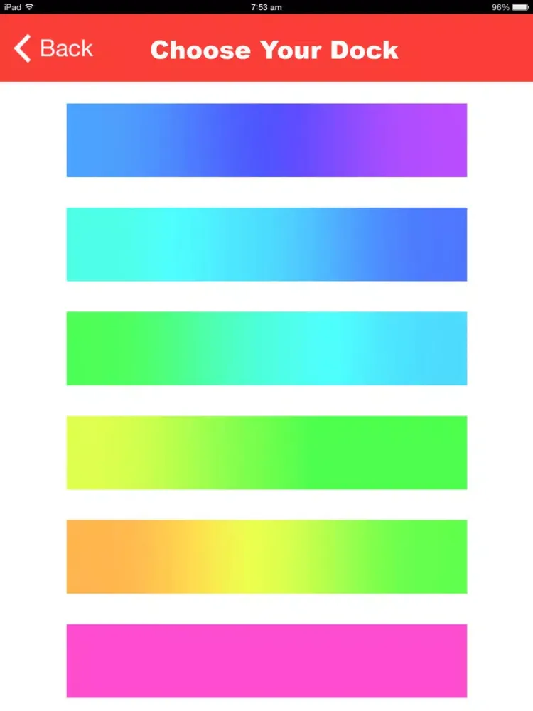 Capturas de tela do Dockify - Colorful Docks and Status Bars iPad 