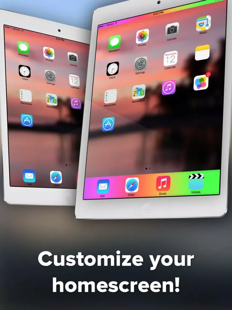 Capturas de tela do Dockify - Colorful Docks and Status Bars iPad 