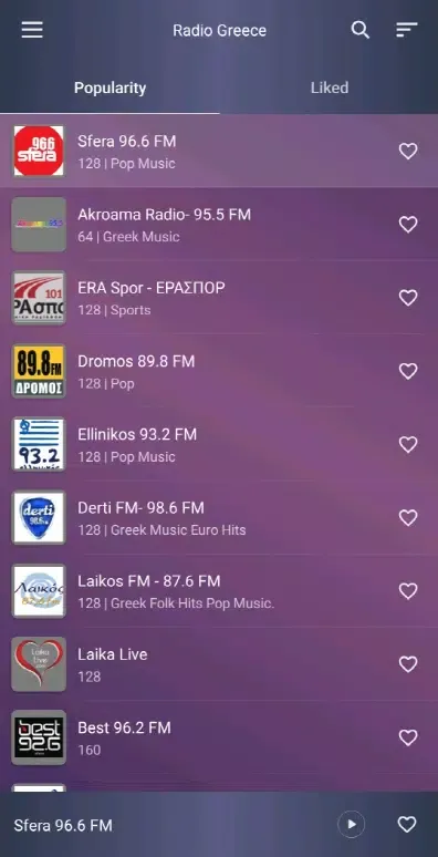 Radio Greece Screenshots