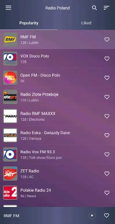 Radio Poland Screenshots