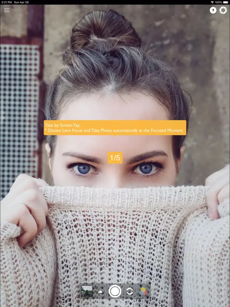 ภาพหน้าจอของ TAPCA - Pro Camera, LITE iPad 