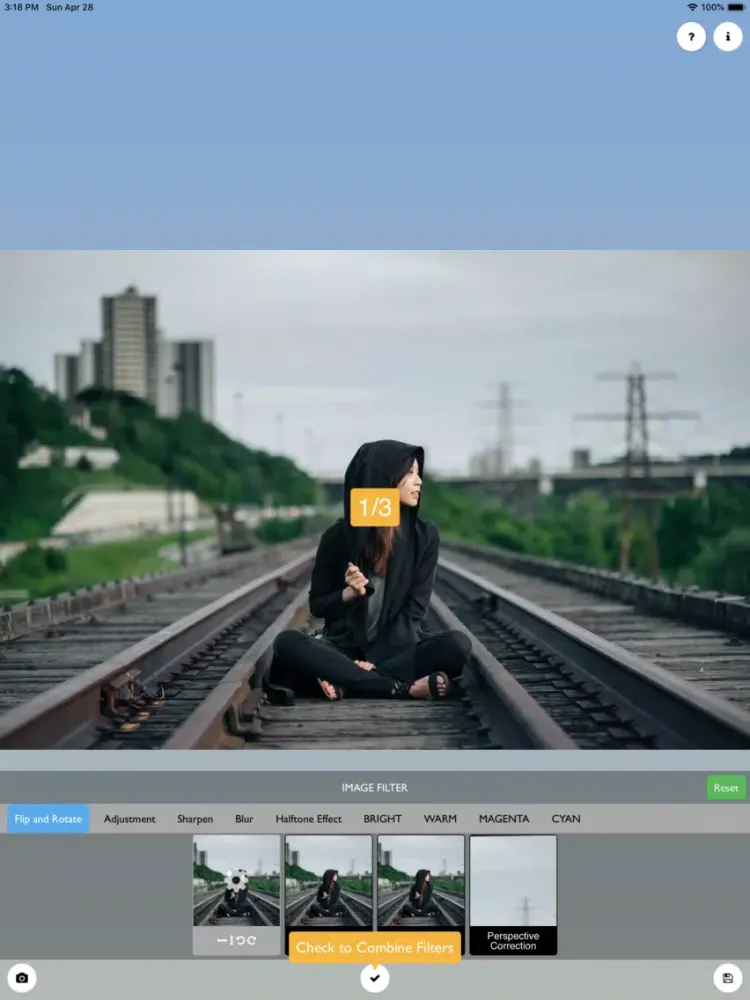 ภาพหน้าจอของ TAPCA - Pro Camera, LITE iPad 