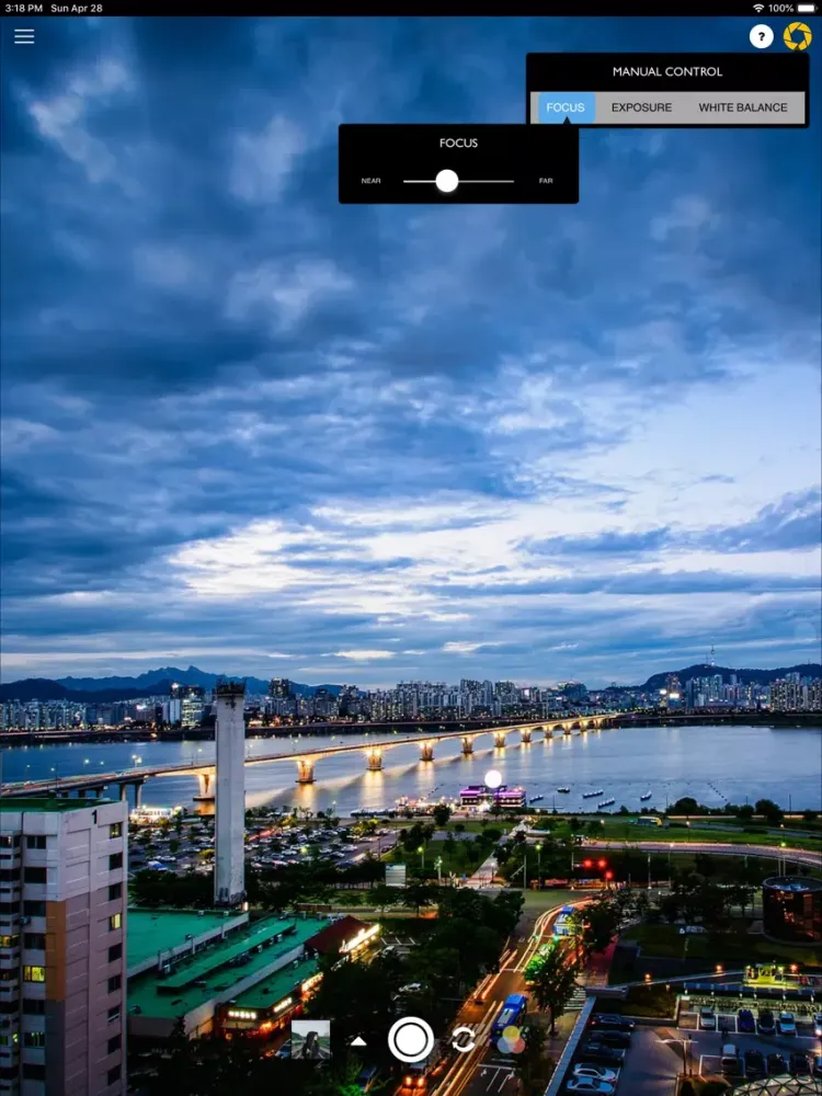 ภาพหน้าจอของ TAPCA - Pro Camera, LITE iPad 