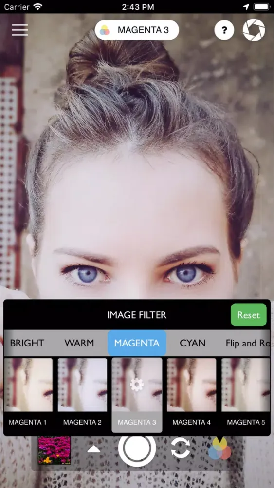 ภาพหน้าจอของ TAPCA - Pro Camera, LITE