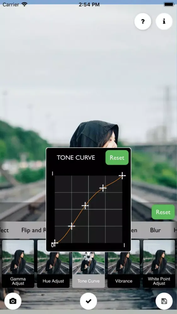 ภาพหน้าจอของ TAPCA - Pro Camera, LITE