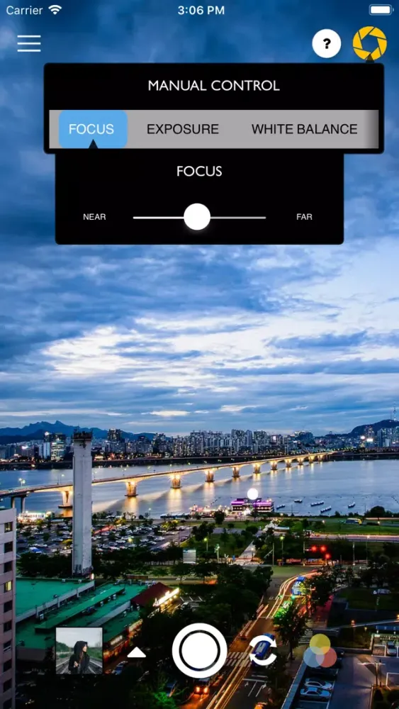 ภาพหน้าจอของ TAPCA - Pro Camera, LITE