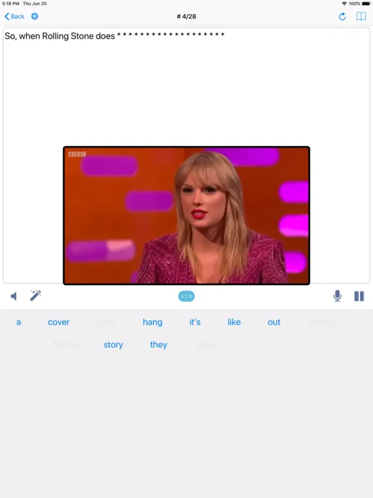 Tangkapan layar TUDICT ENGLISH iPad 