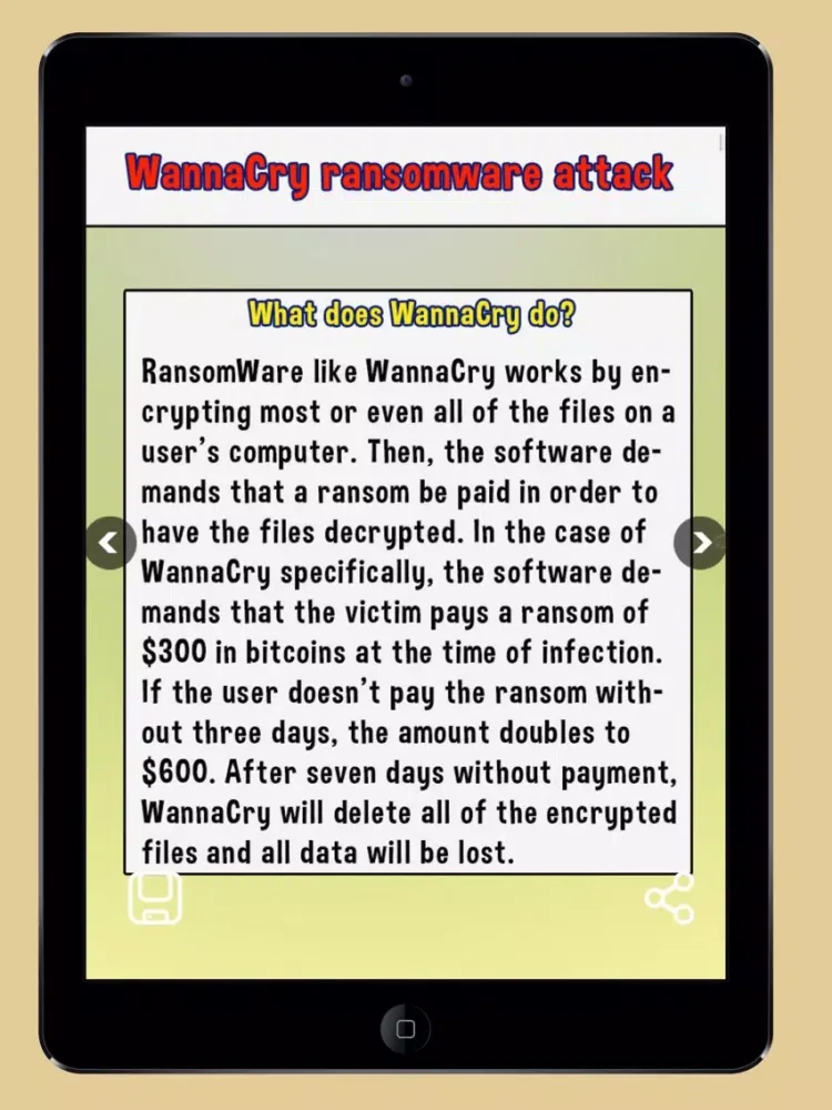 Captures d'écran de Guide-Prevent WannaCry iPad 