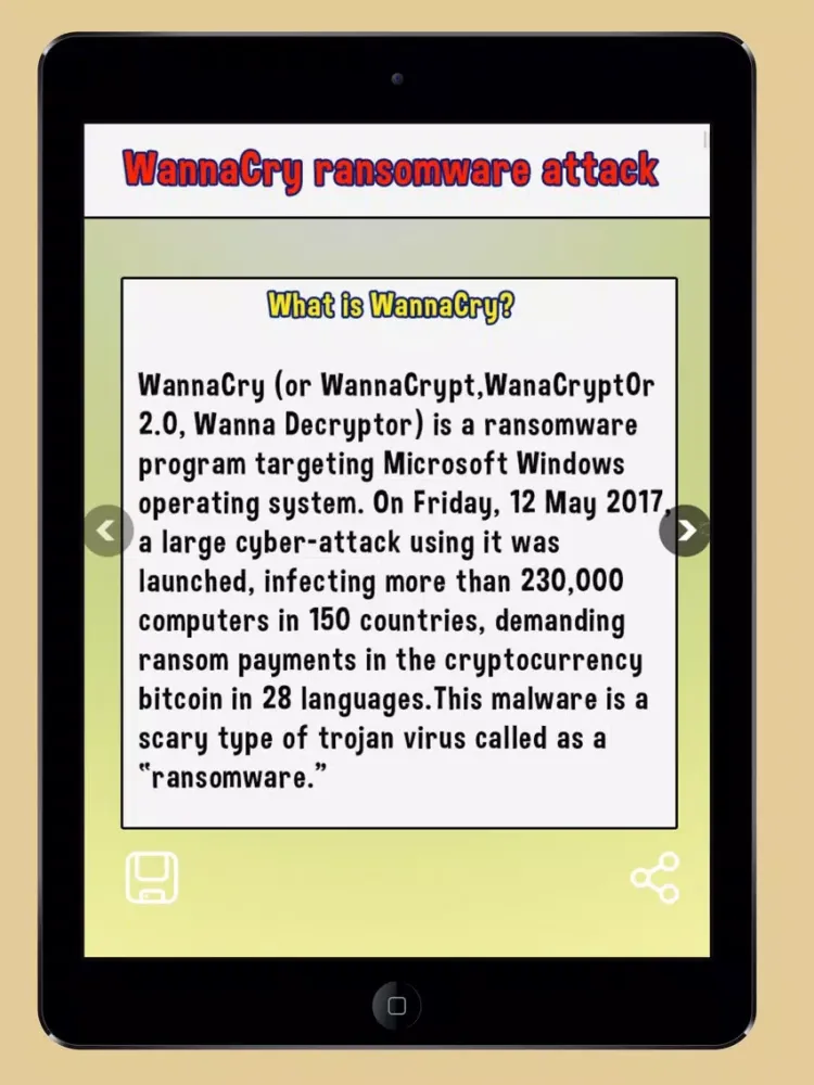 Captures d'écran de Guide-Prevent WannaCry iPad 