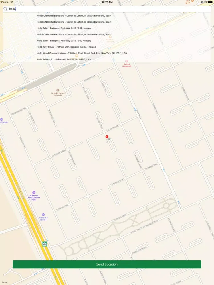 Capturas de tela do Whats Location iPad 