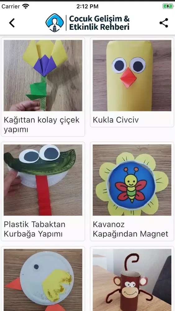 Çocuk Gelişim Etkinlik Rehberi スクリーンショット