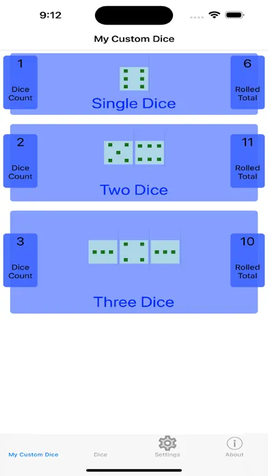 Screenshot di My Custom Dice