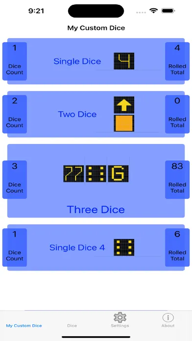 Screenshot di My Custom Dice