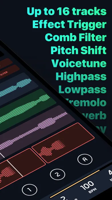 ภาพหน้าจอของ AudioKit L7 - AUv3 Live Looper