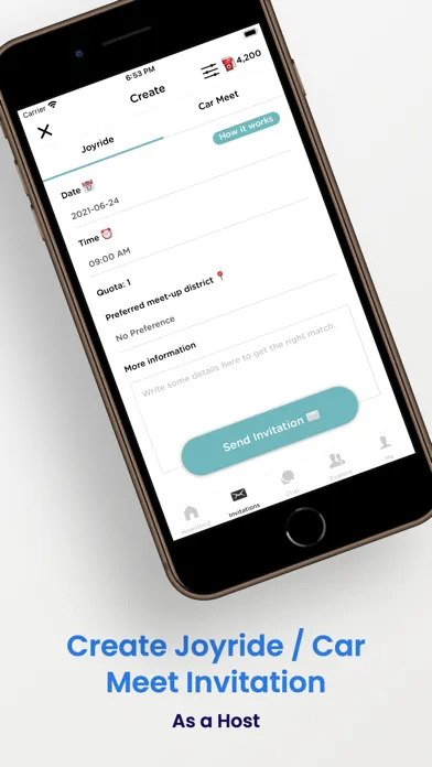 Captures d'écran de Speeding - Car Social App