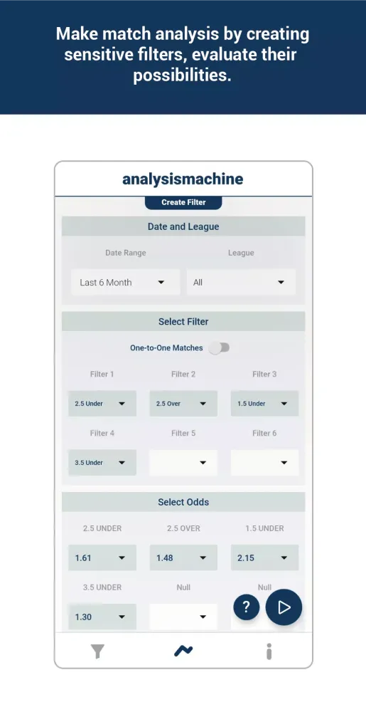 Odds Analysis Screenshots