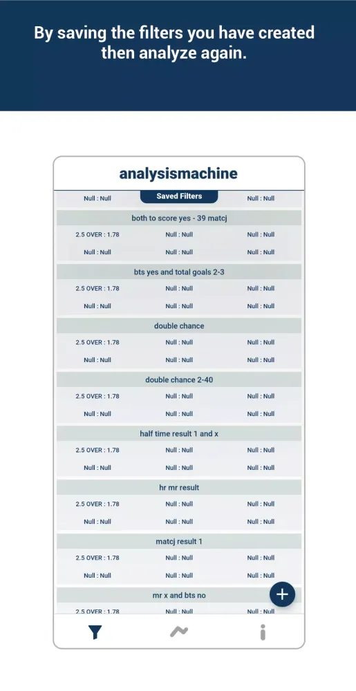 Odds Analysis Screenshots