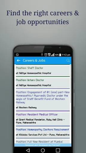 Capturas de tela do HomeoApp - for every Homeopath