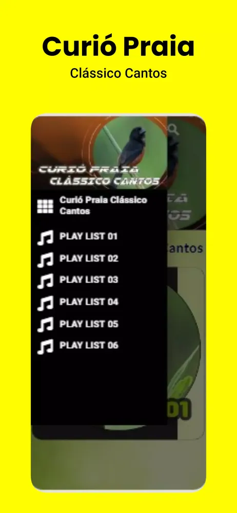 Curió Praia Clássico Cantos应用截图