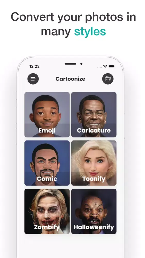 Cartoon yourself picture maker 스크린샷