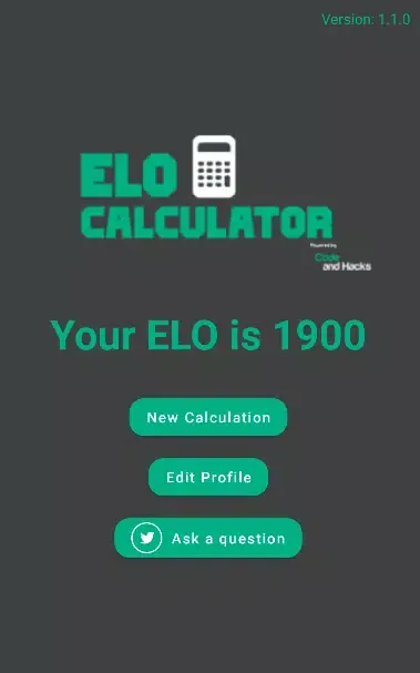 ELO Chess Calculator Screenshots